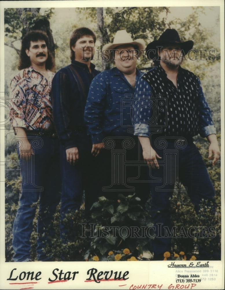 1995 Press Photo Members of the country music group Lone Star Revue - hcp05492- Historic Images