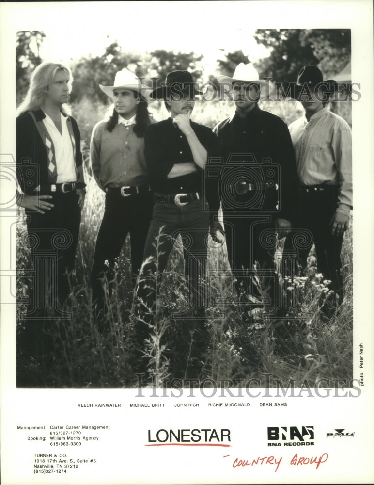 1995 Press Photo Members of the country music group Lonestar - hcp05505- Historic Images