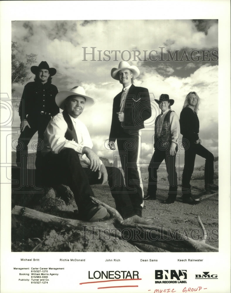 1997 Press Photo Members of the music group Lonestar - hcp05506- Historic Images