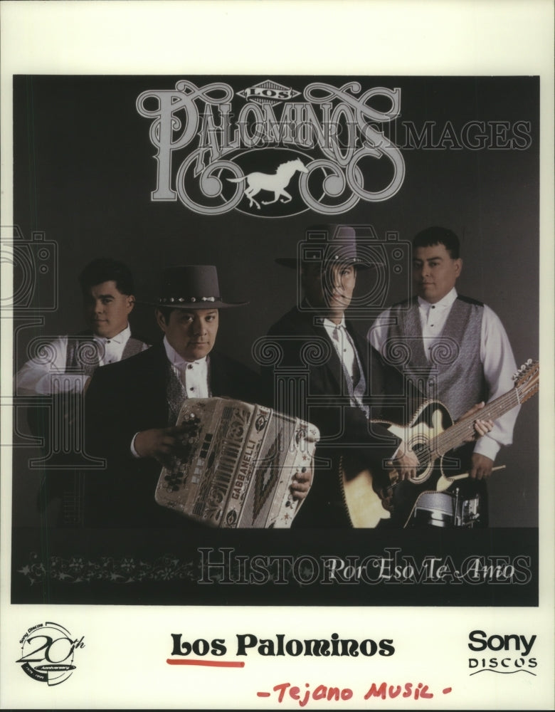 2000 Press Photo Members of the tejano music group Los Palominos - hcp05512- Historic Images