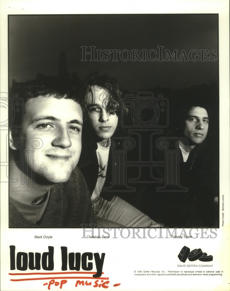 1995 Press Photo Members of the pop music group Loud Lucy - hcp05535- Historic Images