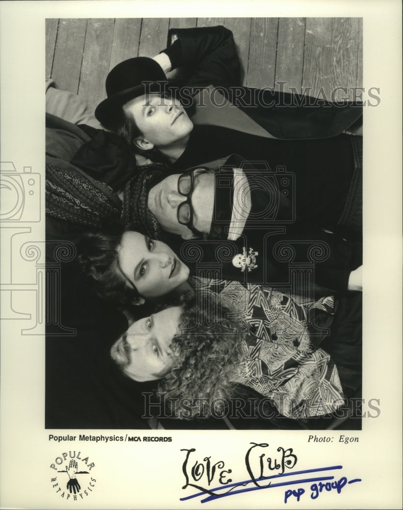 1990 Press Photo Members of the pop music group Love Club - hcp05570- Historic Images