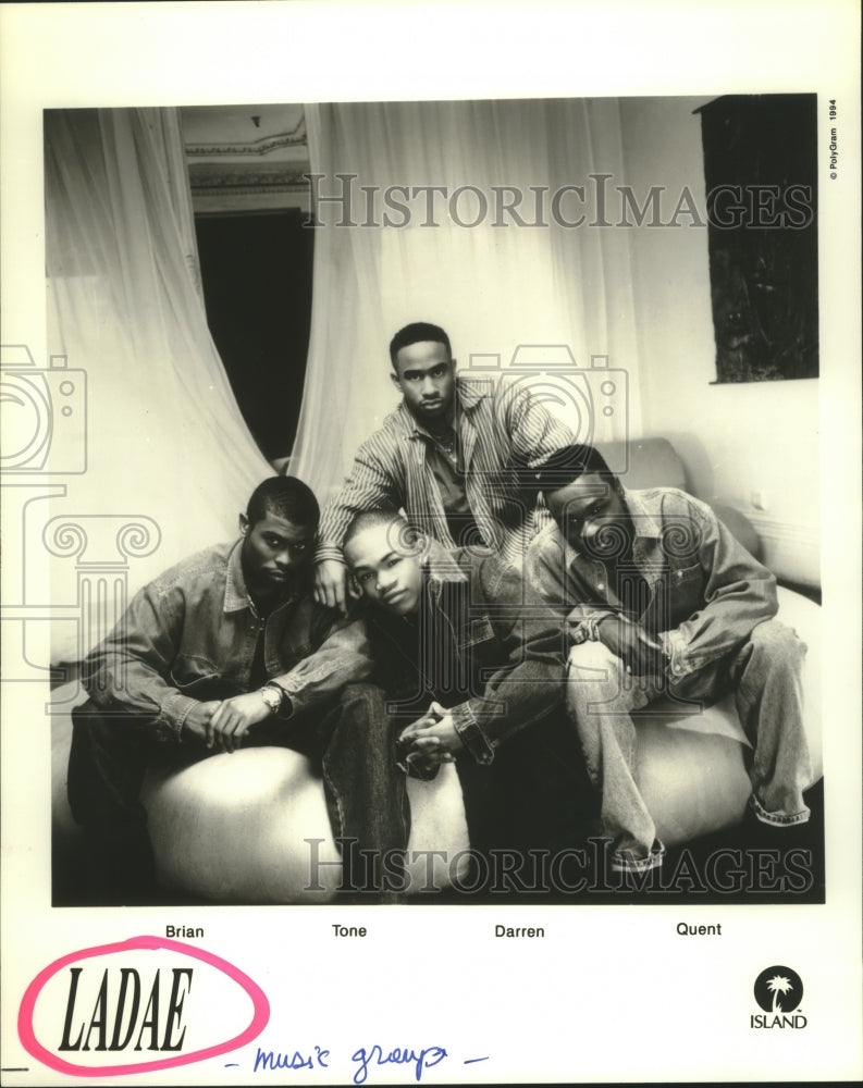 1994 Press Photo Members of the music group Ladae - hcp05592- Historic Images