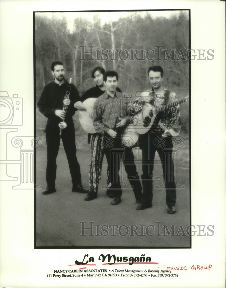 1996 Press Photo Members of the music group La Musgana - hcp05596- Historic Images