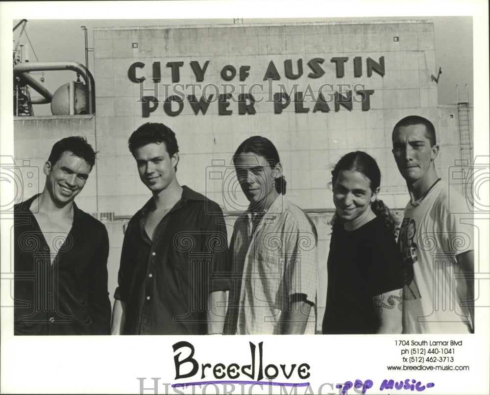 1998 Press Photo Pop music group &quot;Breedlove&quot; - hcp05602- Historic Images