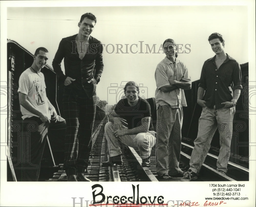 1998 Press Photo Pop music group &quot;Breedlove&quot;. - hcp05603- Historic Images