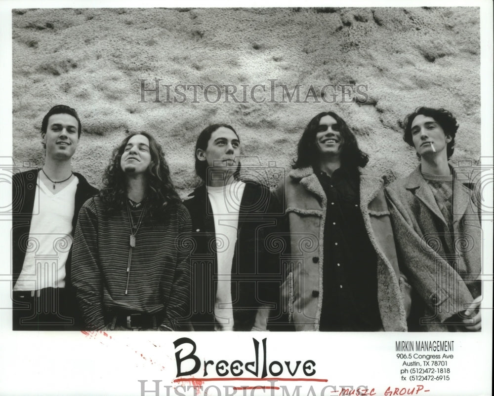 1997 Press Photo Pop music group &quot;Breedlove&quot;. - hcp05604- Historic Images