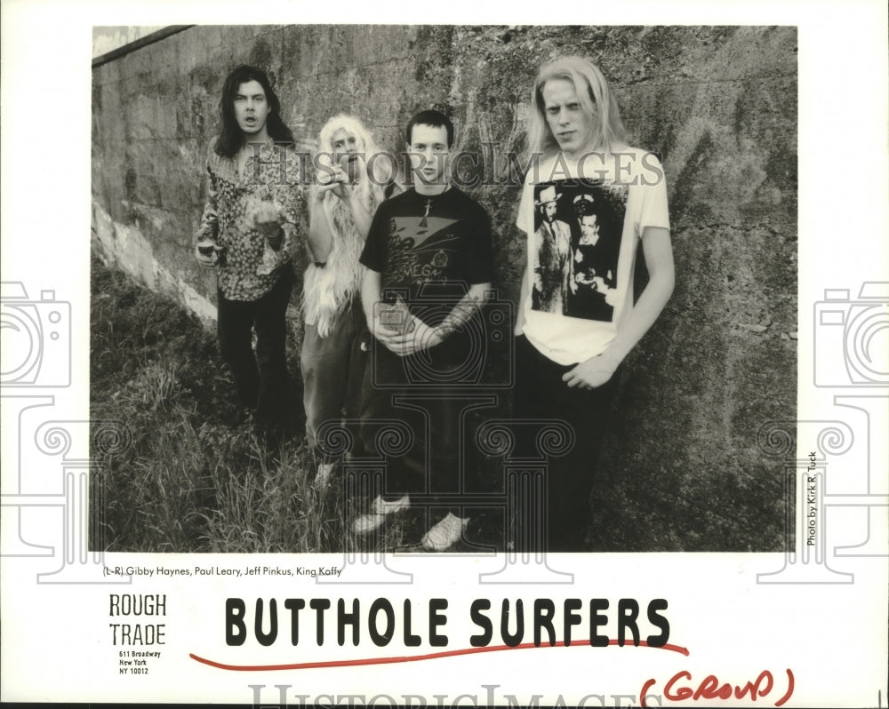 1991 Press Photo Members of &quot;Butthole Surfers&quot;. - hcp05620- Historic Images