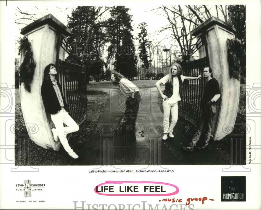 1994 Press Photo Members of &quot;Life Like Feel&quot; - hcp05636- Historic Images