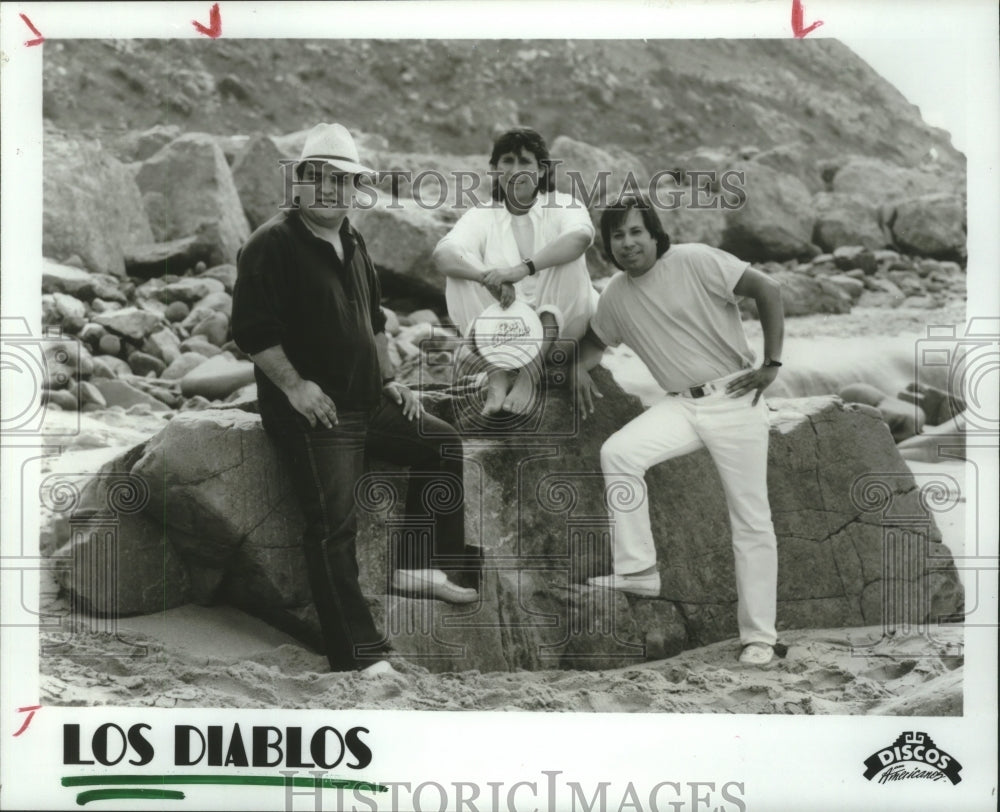 1989 Press Photo Los Diablos featured entertainers at Mexican Independence Day.- Historic Images