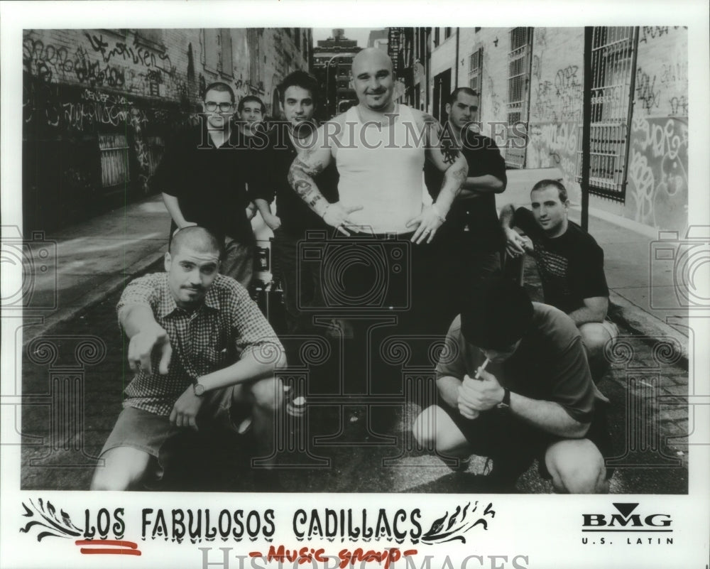 1998 Press Photo &quot;Los Fabulosos Cadillacs&quot; - hcp05677- Historic Images