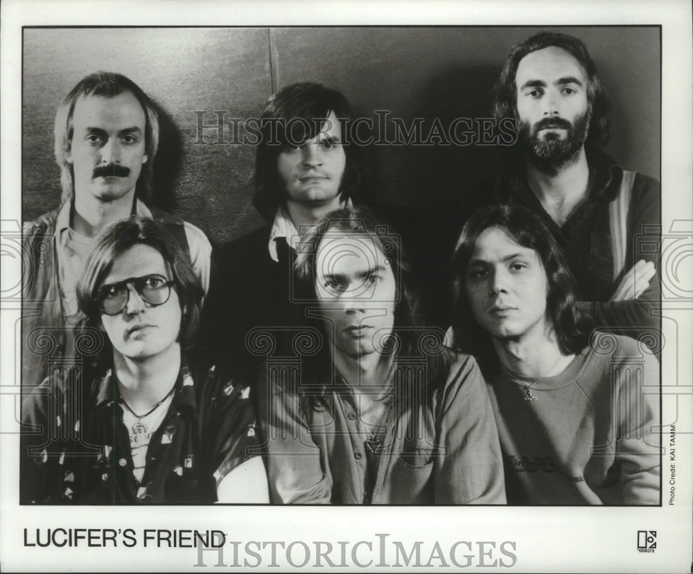 1987 Press Photo Pop group "Lucifer's Friend". - hcp05678- Historic Images