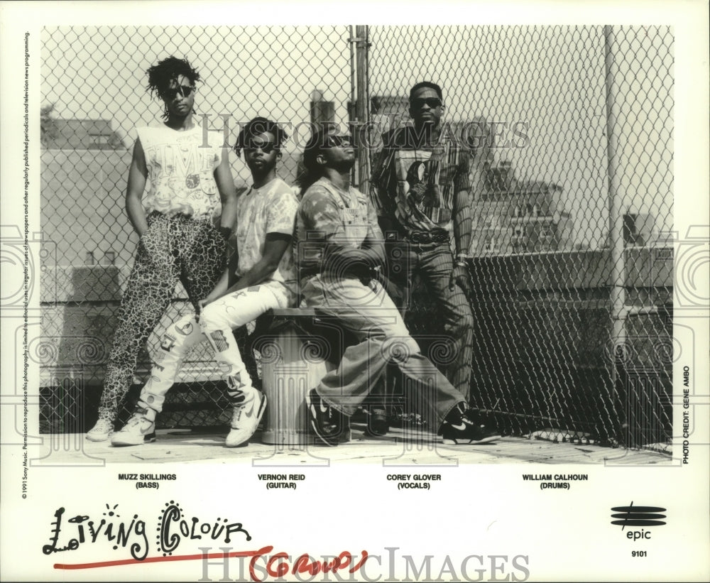1991 Press Photo Musical group Living Colour - hcp05686- Historic Images