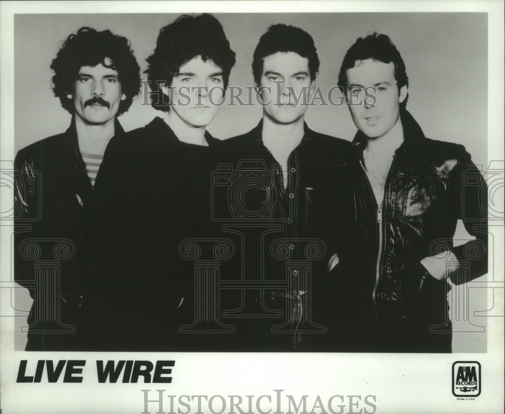 1981 Press Photo Musical group &quot;Live Wire&quot; - hcp05690- Historic Images