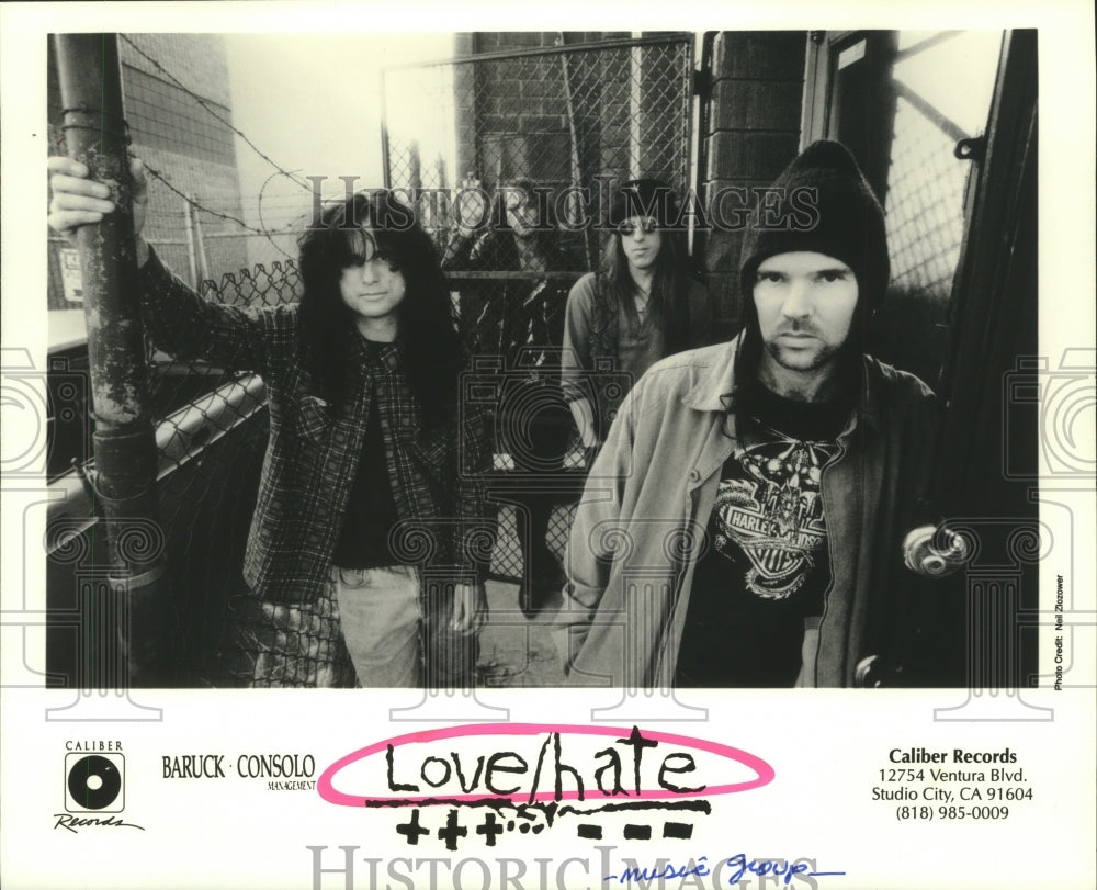 1994 Press Photo Music group "Love/Hate". - hcp05712- Historic Images