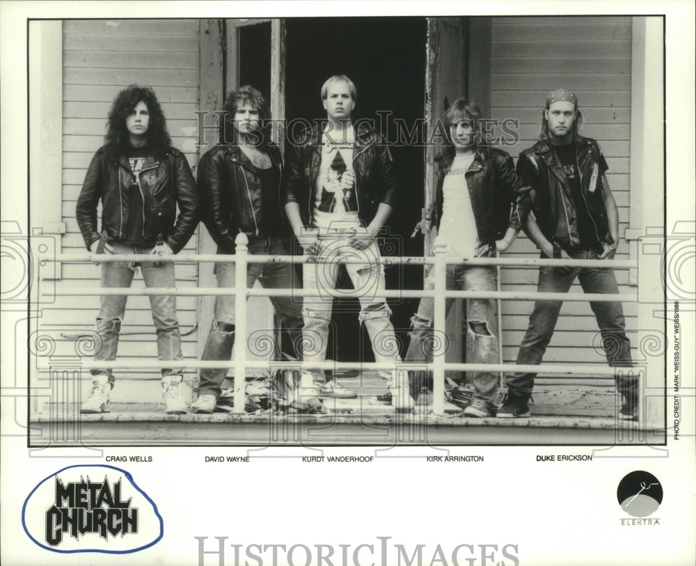 1986 Press Photo Members of the rock music group Metal Church - hcp05719- Historic Images