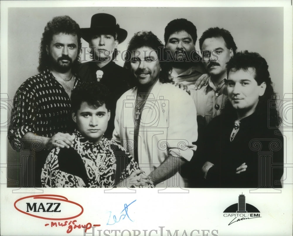 1991 Press Photo Members of the music group Mazz - hcp05724- Historic Images