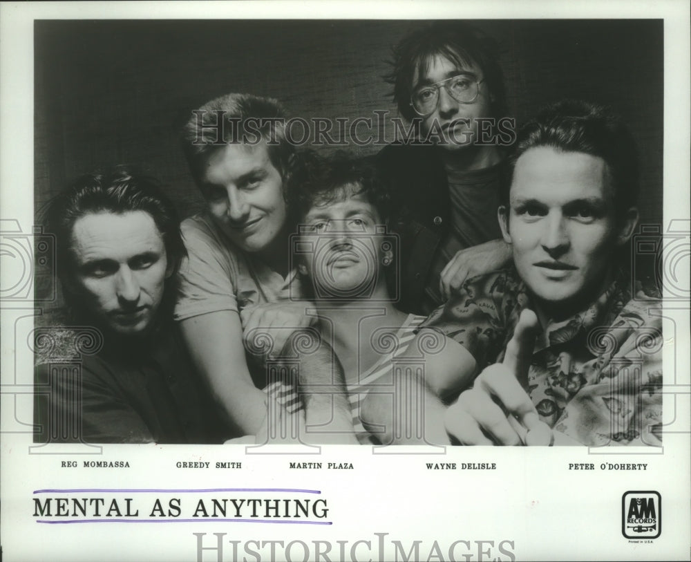 1982 Press Photo Members of the music group Mental as Anything - hcp05732- Historic Images