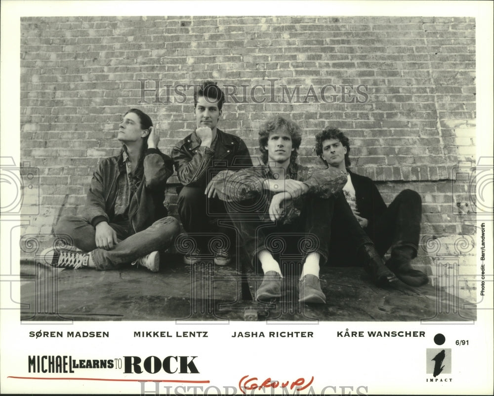 1991 Press Photo Members of the music group Michael Learns to Rock - hcp05738- Historic Images