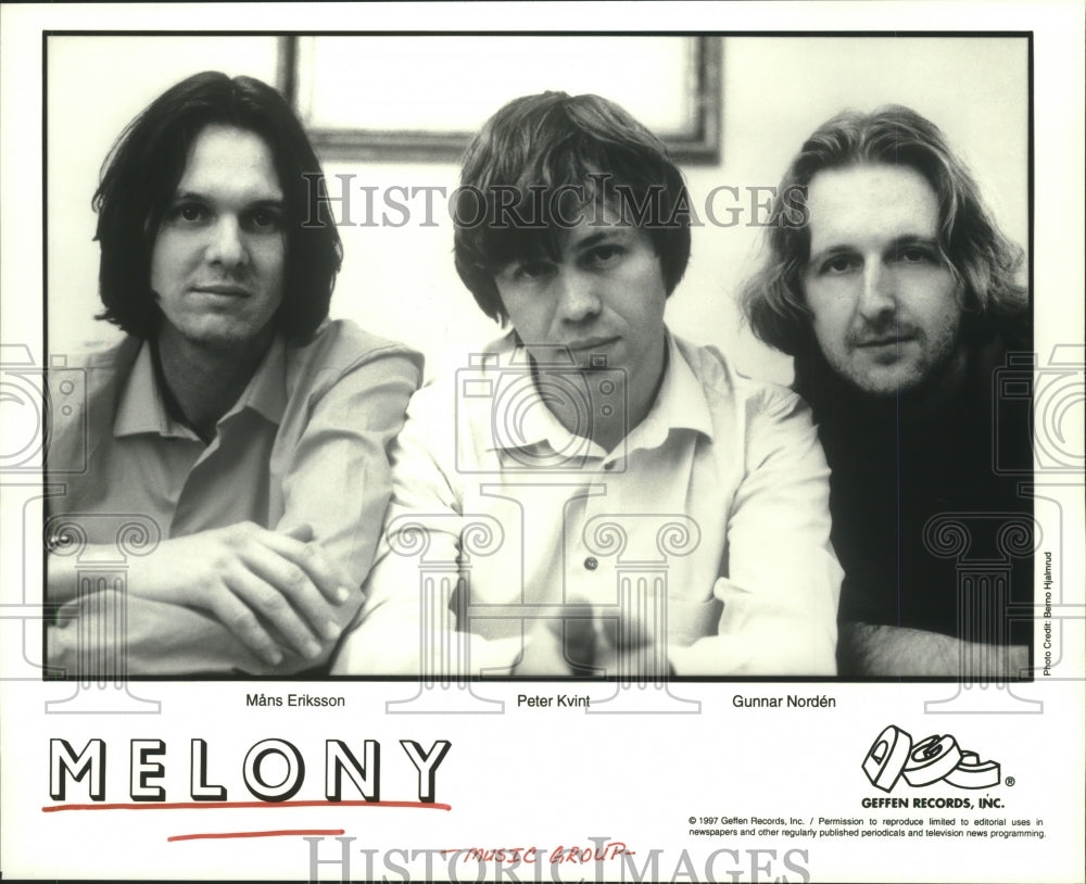 1997 Press Photo Members of the music group Melony - hcp05751- Historic Images