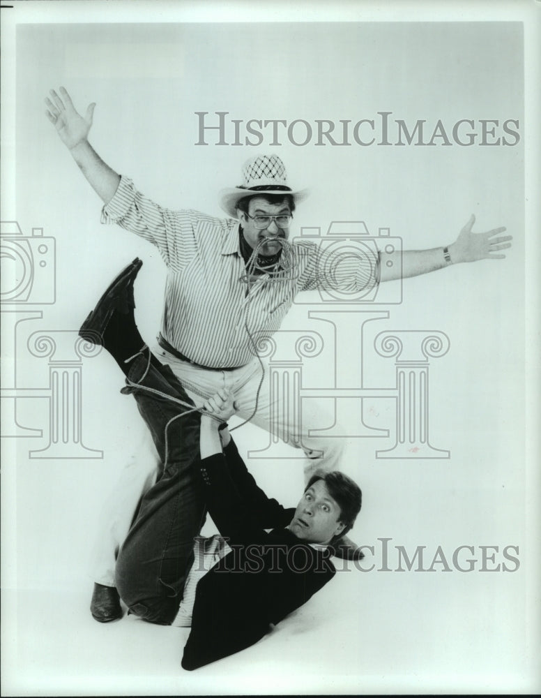 1987 Press Photo Scene from The Comedy Workshop in Houston. - hcp05785- Historic Images