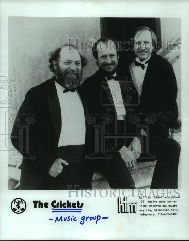 1985 Press Photo Music group &quot;The Crickets&quot; - hcp05796- Historic Images