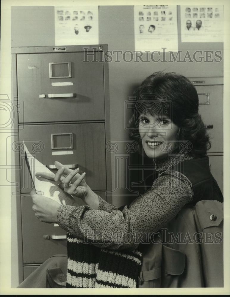 1980 Press Photo Barbara Bosson stars as a regular in "Hill Street Blues".- Historic Images