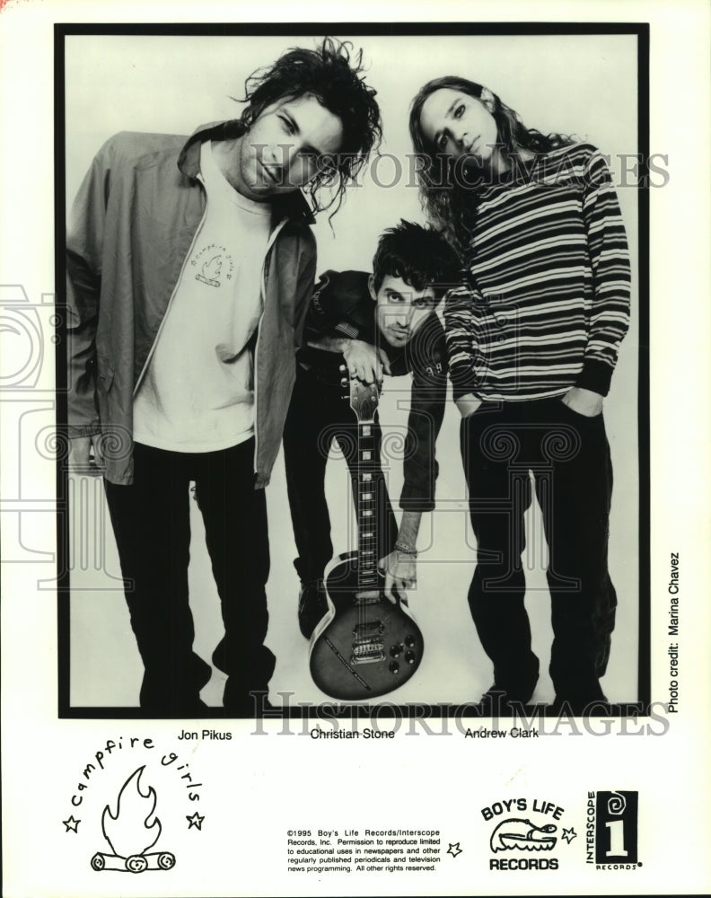 1995 Press Photo Members of "Campfire Girls". - hcp05836- Historic Images