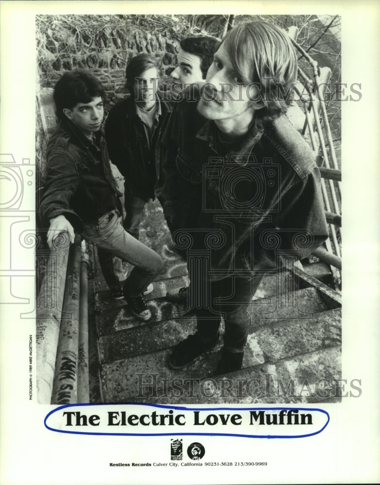 1990 Press Photo Rock group "The Electric Love Muffin". - hcp05861- Historic Images
