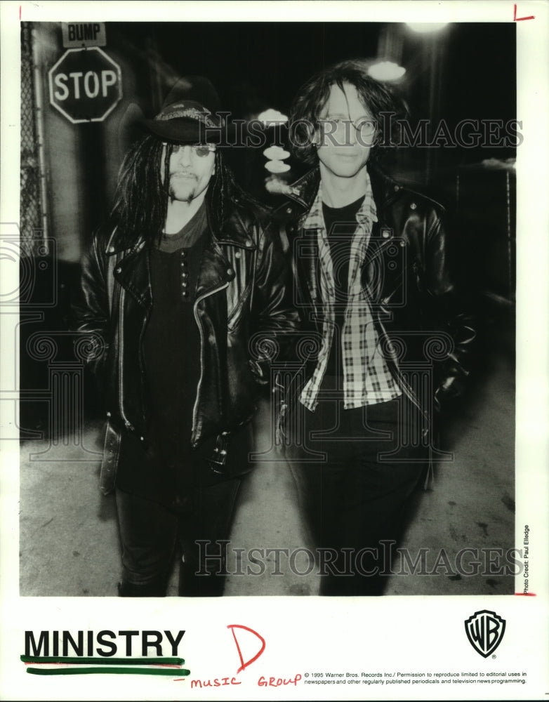 1996 Press Photo Members of &quot;Ministry&quot;. - hcp05945- Historic Images