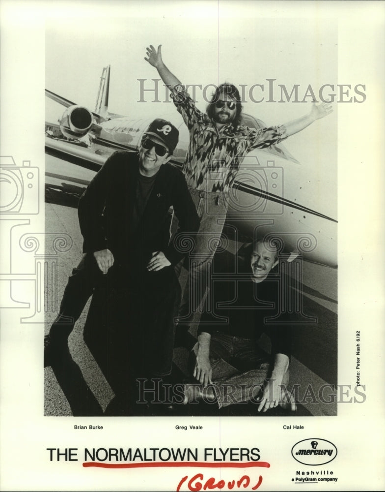 1992 Press Photo Members of &quot;The Normaltown Flyers&quot;. - hcp05971- Historic Images