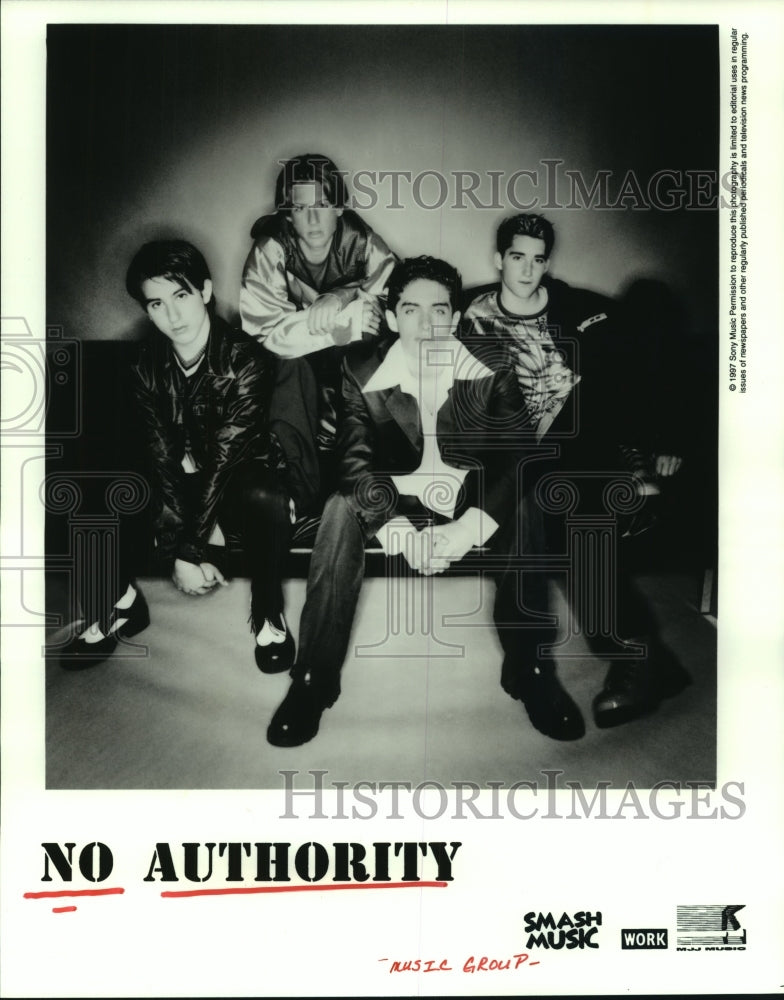 1997 Press Photo Music group "No Authority" - hcp05977- Historic Images
