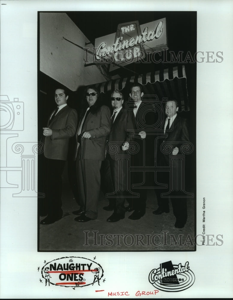 1996 Press Photo Naughty Ones-Music Group - hcp05983- Historic Images