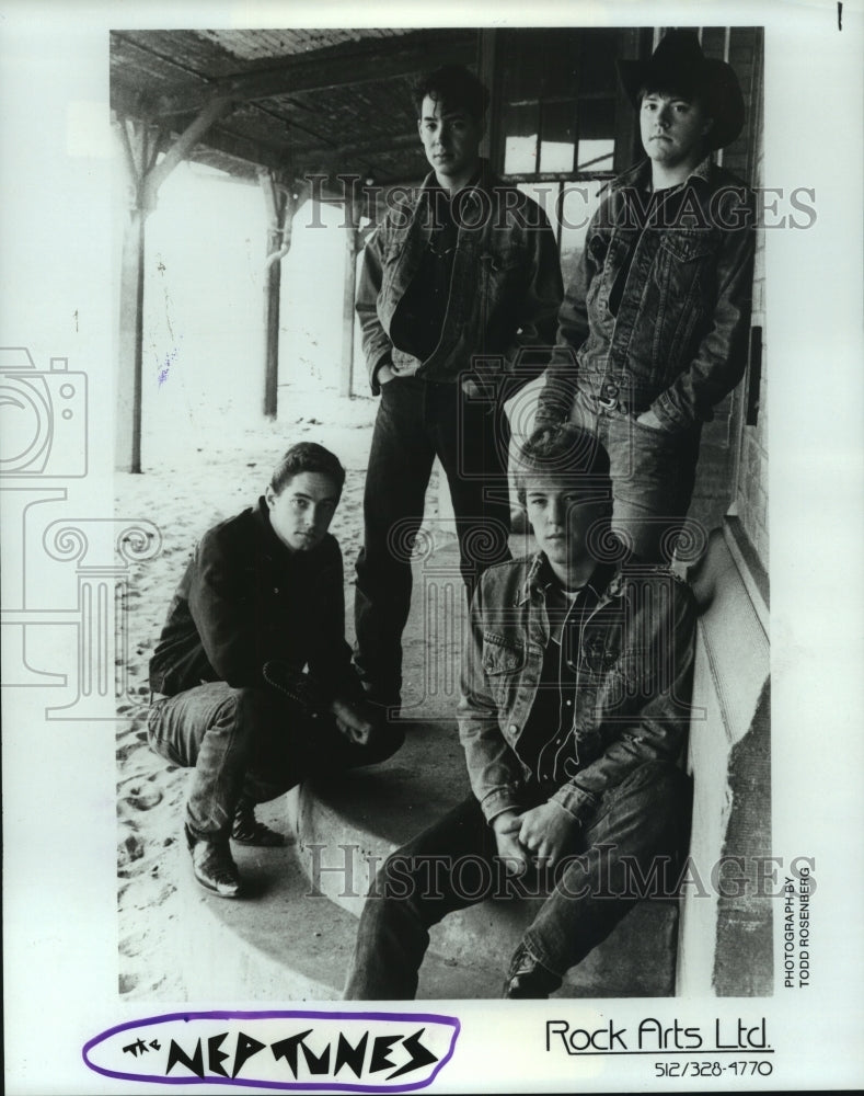 1988 Press Photo Rock group "The Neptunes". - hcp05986- Historic Images