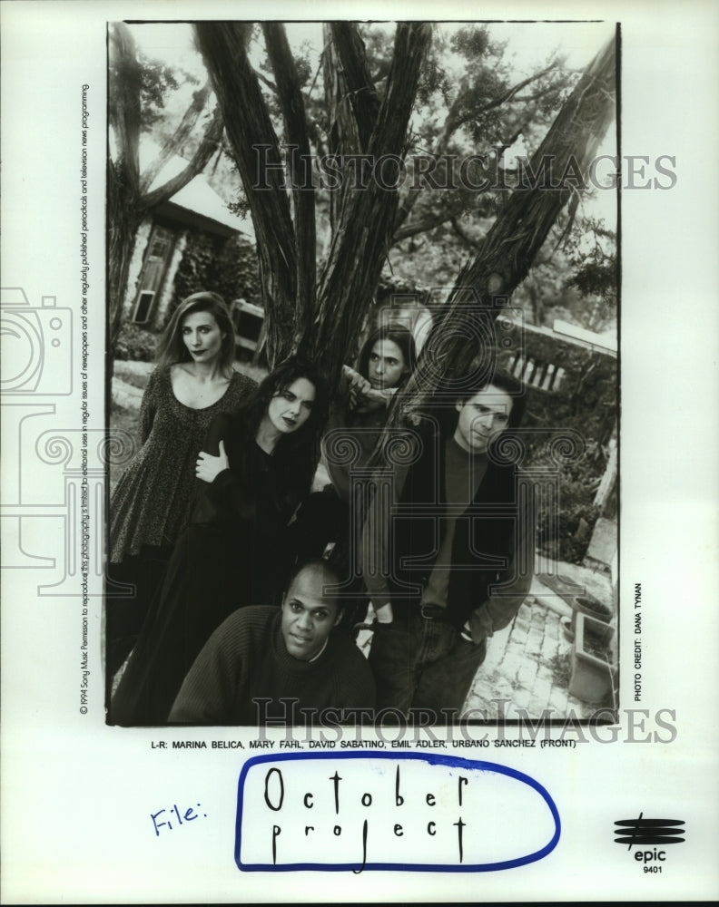 1994 Press Photo Members of "October Project". - hcp06003- Historic Images