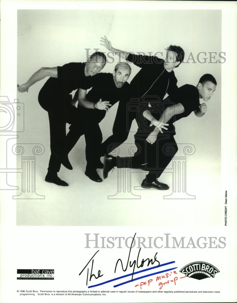 1996 Press Photo Pop music group &quot;The Nylons&quot;. - hcp06009- Historic Images