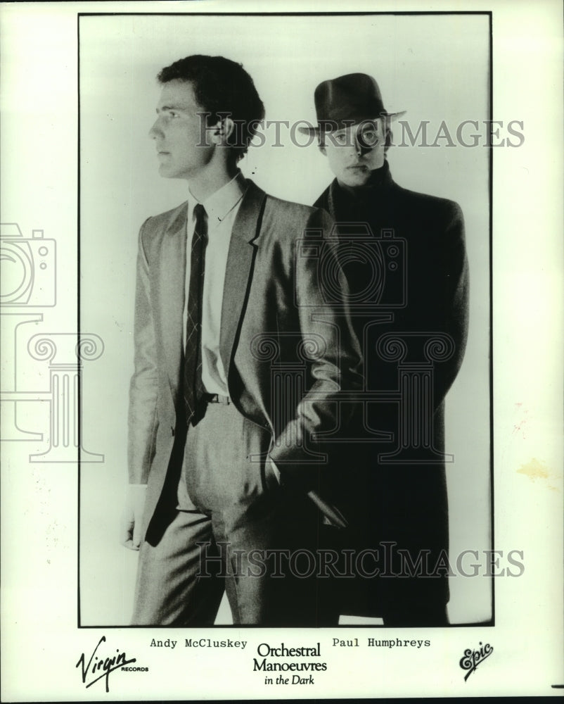 1981 Press Photo Pop music group Orchestral Manoevres in the Dark. - hcp06035- Historic Images