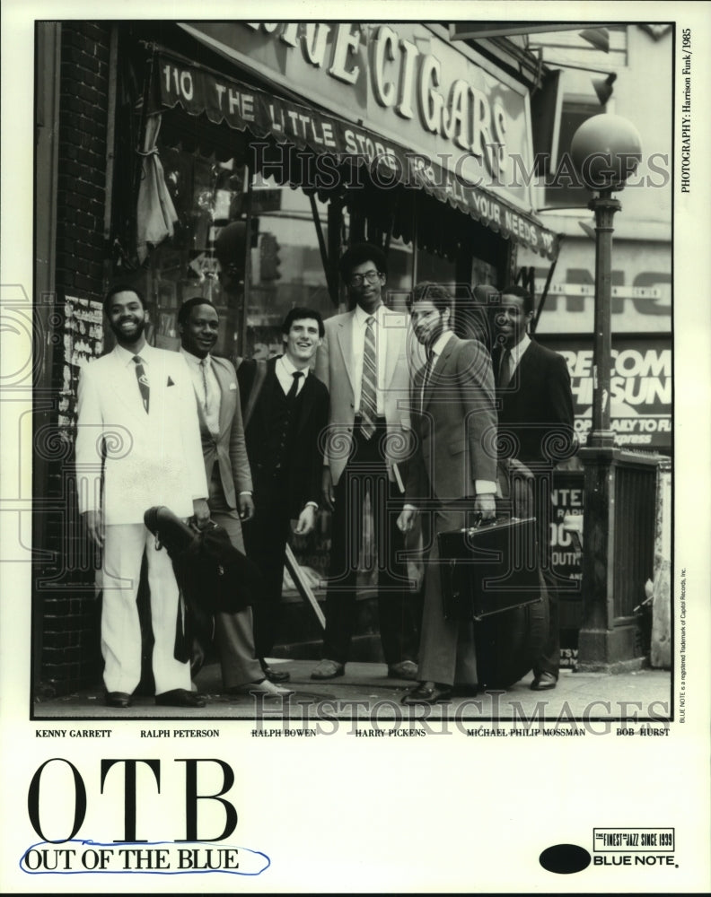 1985 Press Photo Music group OTB Out of the Blue. - hcp06046- Historic Images