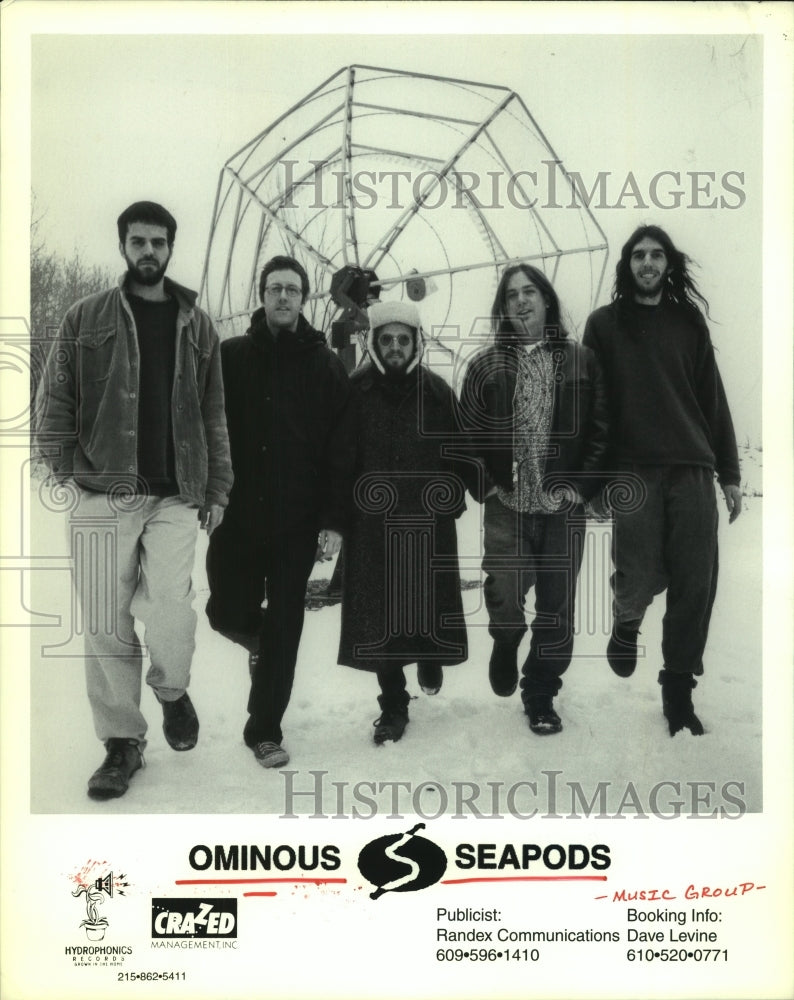 1998 Press Photo Members of the music group Ominous Seapods - hcp06087- Historic Images