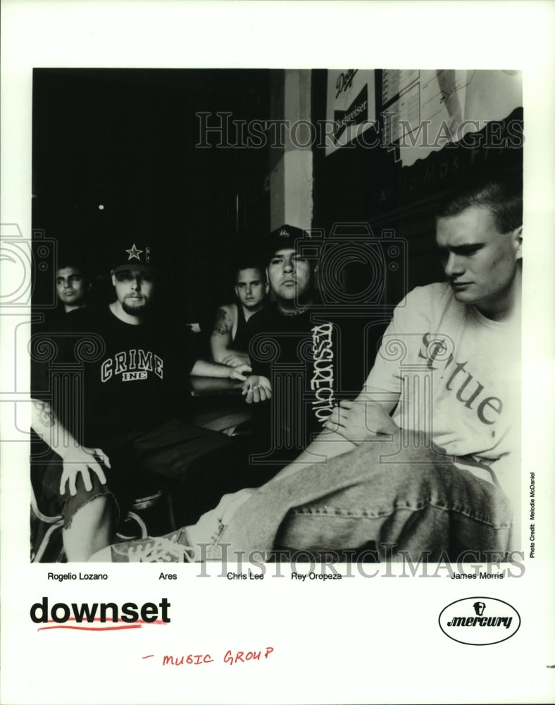 1994 Press Photo Members of Music Group &quot;Downset&quot; - hcp06208- Historic Images