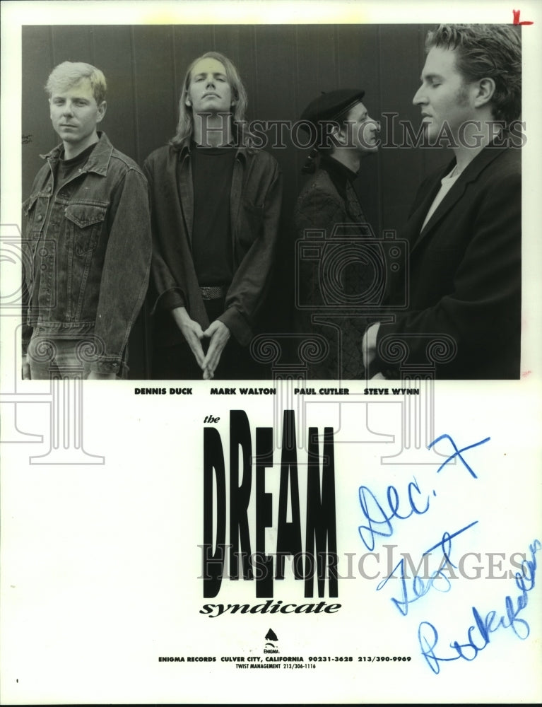1988 Press Photo "The Dream Syndicate" Music Group Members - hcp06215- Historic Images