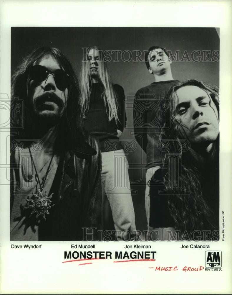 1995 Press Photo Members of the Music Group &quot;Monster Magnet&quot; - hcp06239- Historic Images