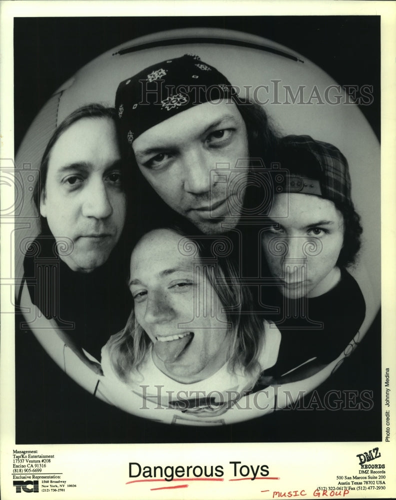 1996 Press Photo "Dangerous Toys" Music Group - hcp06247- Historic Images