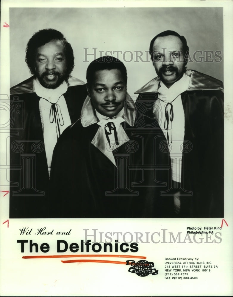 1989 Press Photo Wil Hart and The Delfonics - hcp06291- Historic Images