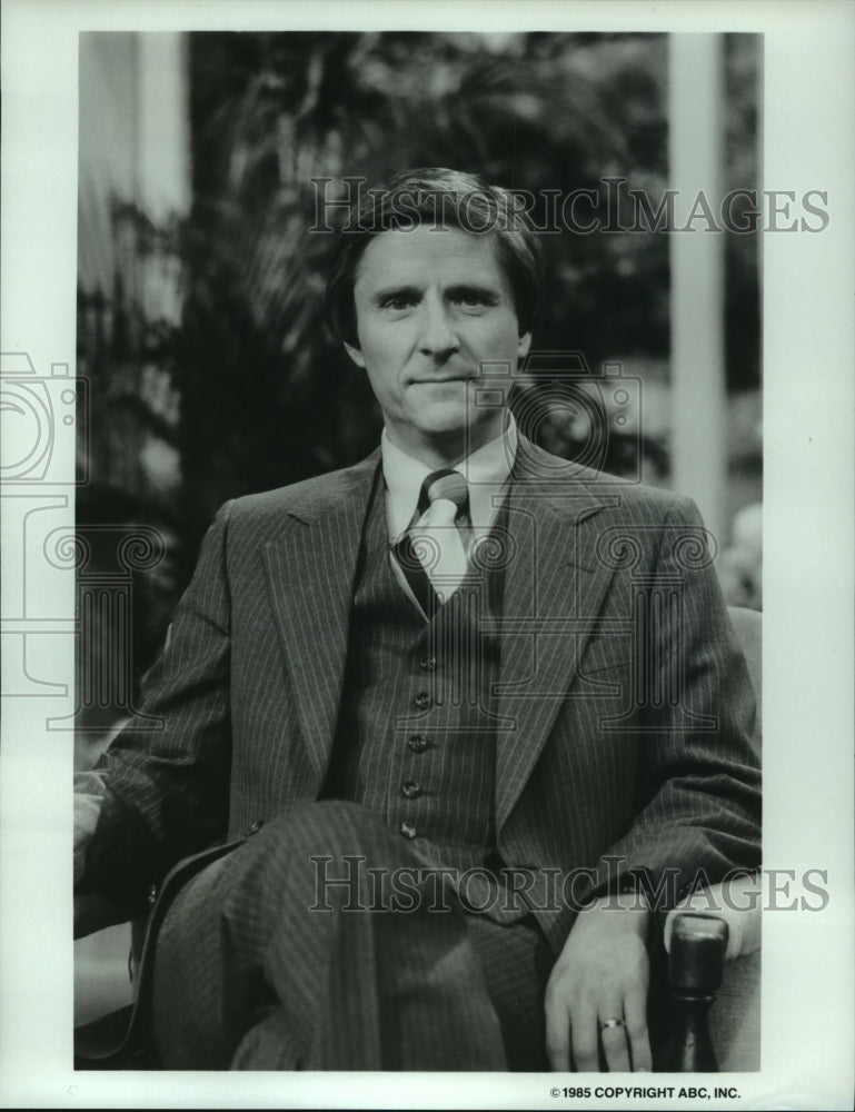 1985 Press Photo Dr. Timothy Johnson for "Good Morning America" ABC TV- Historic Images