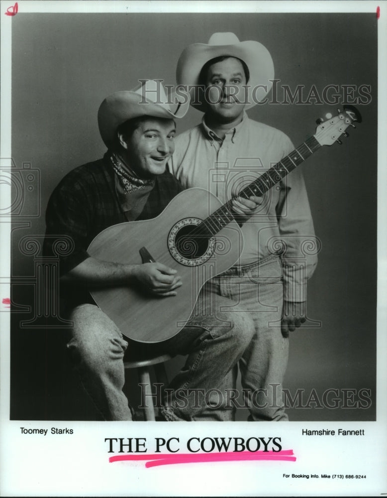 1996 Press Photo The PC Cowboys, Toomey Starks, Hamshite Fannett - hcp06395- Historic Images