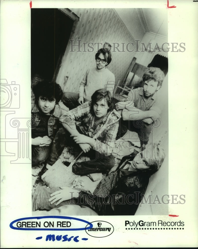 1986 Press Photo "Green on Red" Music Group - hcp06426- Historic Images