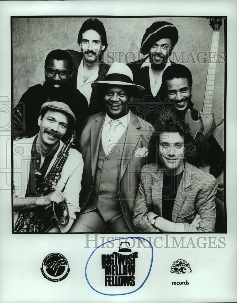 1986 Press Photo Music Group &quot;Big Twist &amp; the Mellow Fellows&quot; - hcp06468- Historic Images