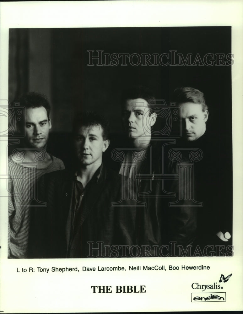 1988 Press Photo Music Group "The Bible" - hcp06470- Historic Images