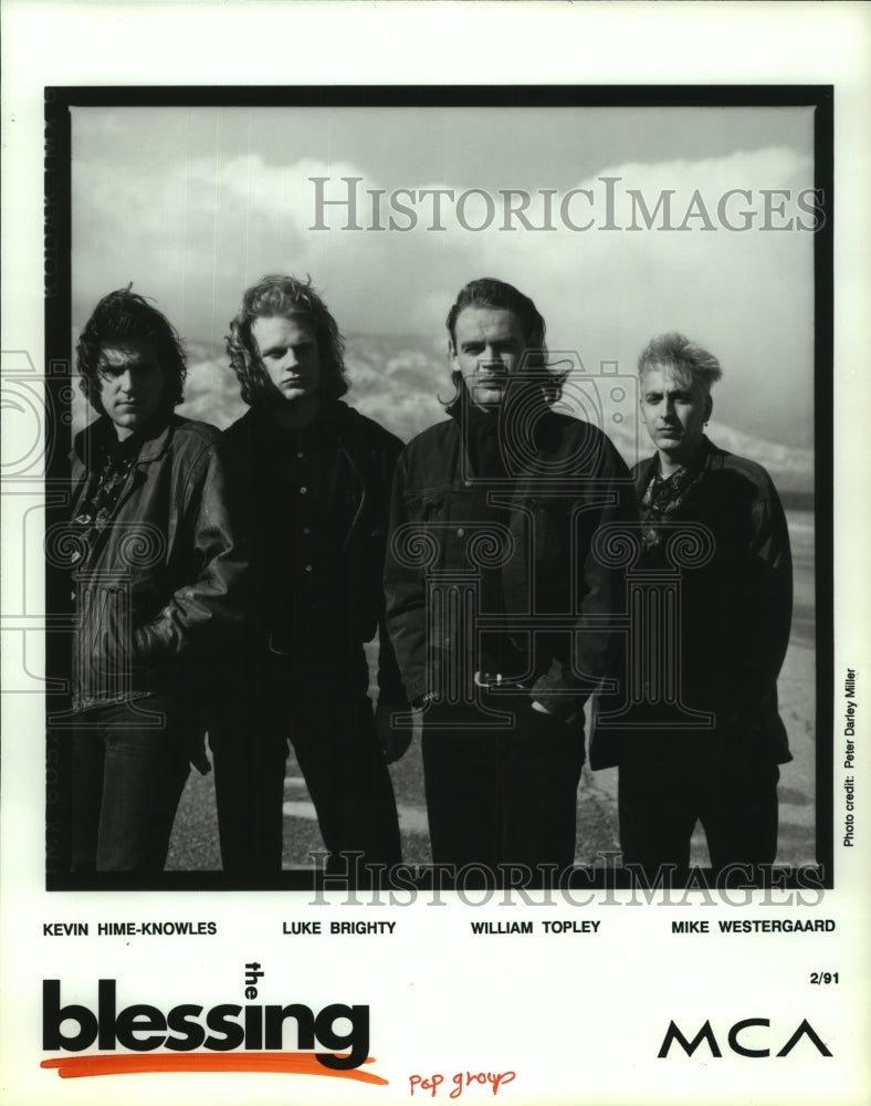 1991 Press Photo Pop music group The Blessing. - hcp06487- Historic Images